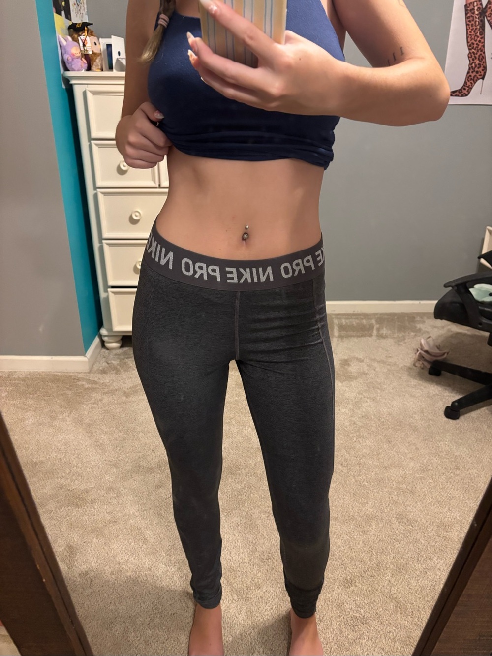 Nike Pro Women’s Grey Leggings